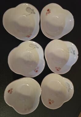 Vintage Japanese Trinket Or Rice Dish (Set of 6)